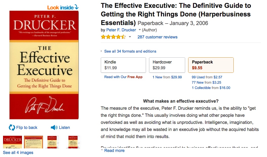 the_effective_executive__the_definitive_guide_to_getting_the_right_things_done__harperbusiness_essentials___peter_f__drucker__9780060833459__amazon_com__books